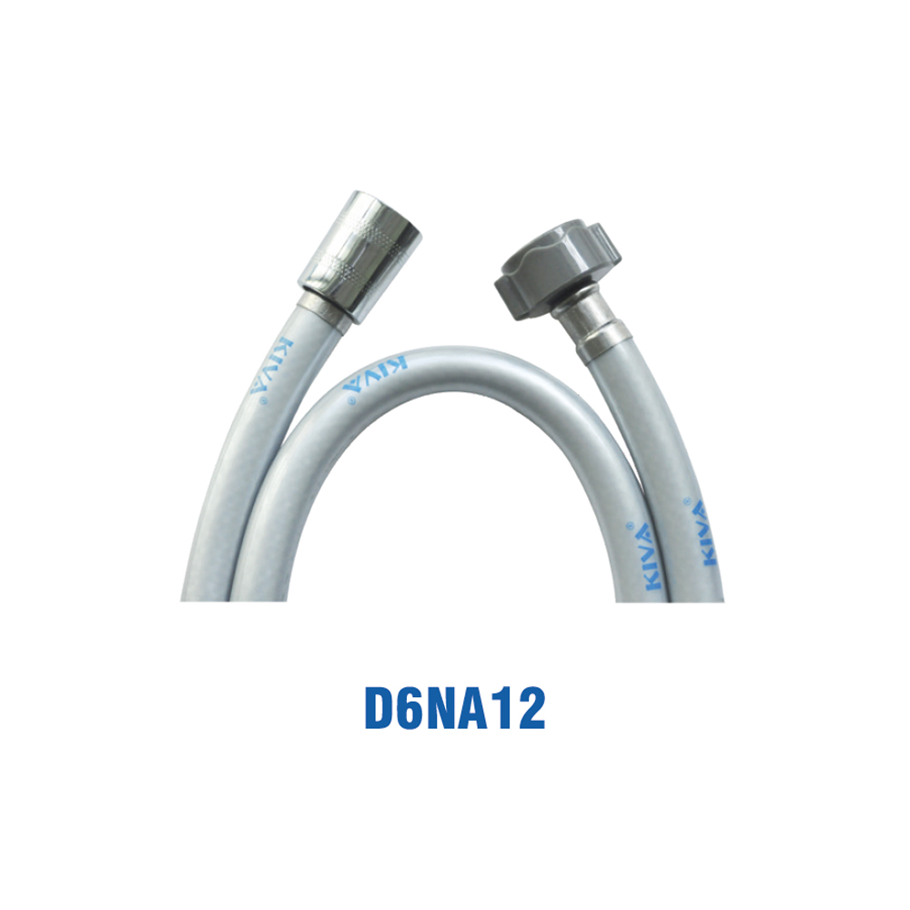 Dây Xịt Nhựa Nhủ Xám, Tán Col Thau, Tán LG Nhựa, 1.2m. KIVA D6NA12