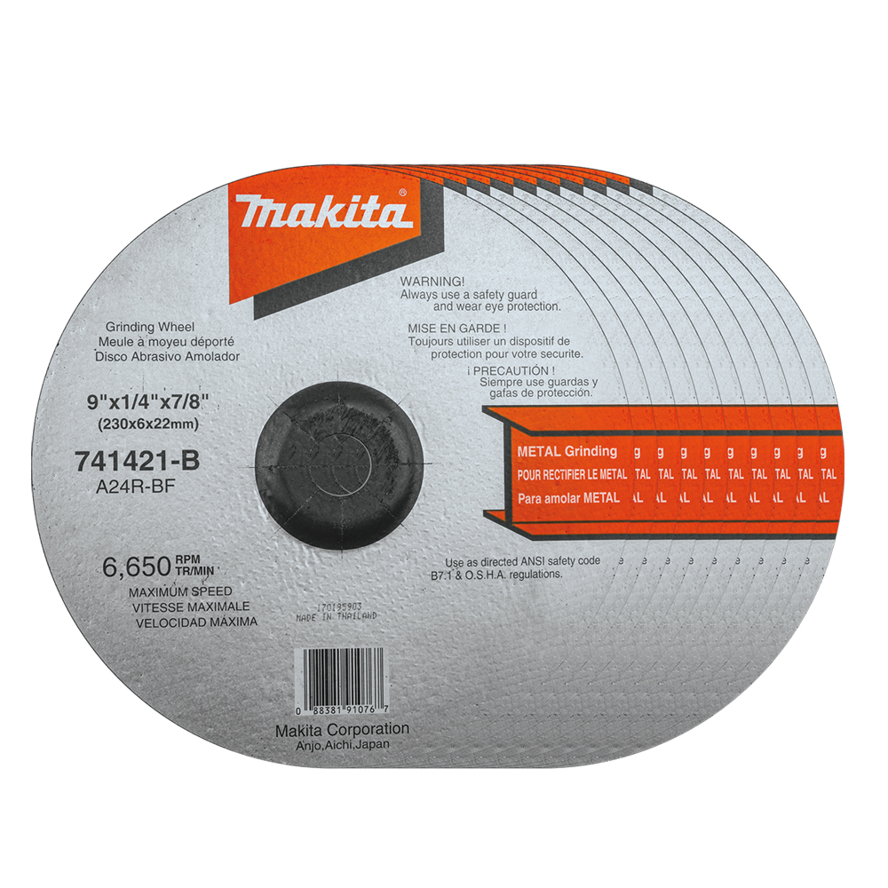 ĐÁ MÀI TÂM TRŨNG 180-24 MAKITA 741425-6