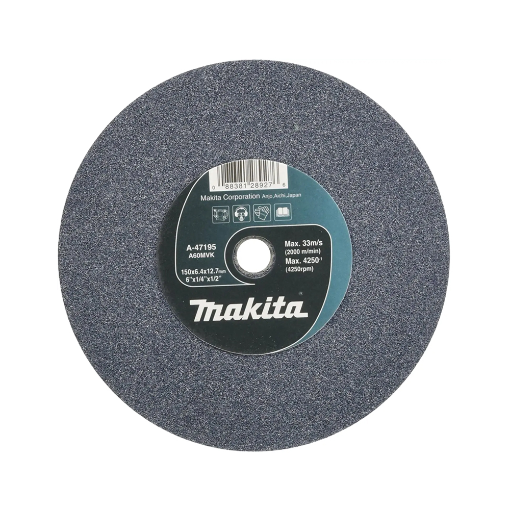 ĐÁ MÀI (150 X 6.4 X 12.7MM) A60M MAKITA A-47195