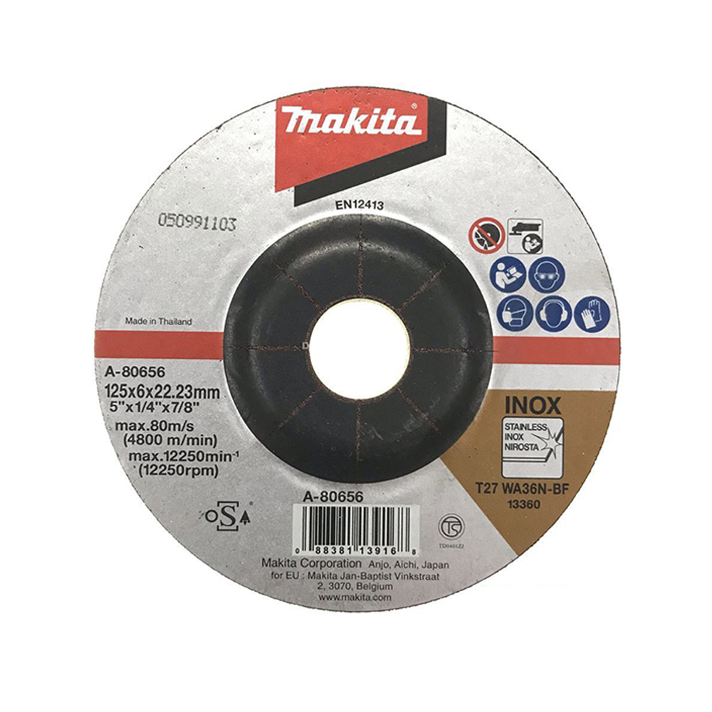 ĐÁ MÀI 125X6X22.23 MAKITA A-80656