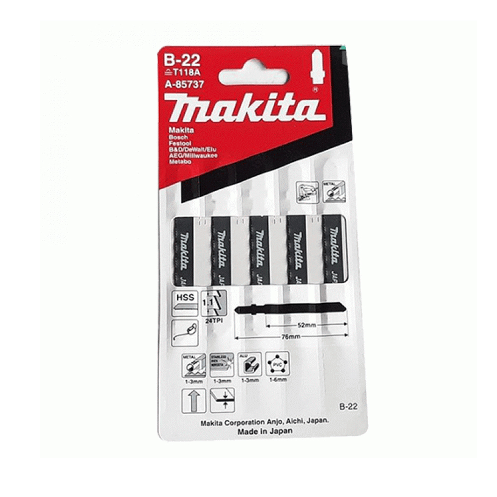 BỘ LƯỠI CƯA LỌNG NO.B22 MAKITA A-85737