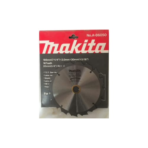 LƯỠI CƯA HỢP KIM 185X30X16T MAKITA A-86050 LƯỠI CƯA HỢP KIM 185X30X16T MAKITA A-86050