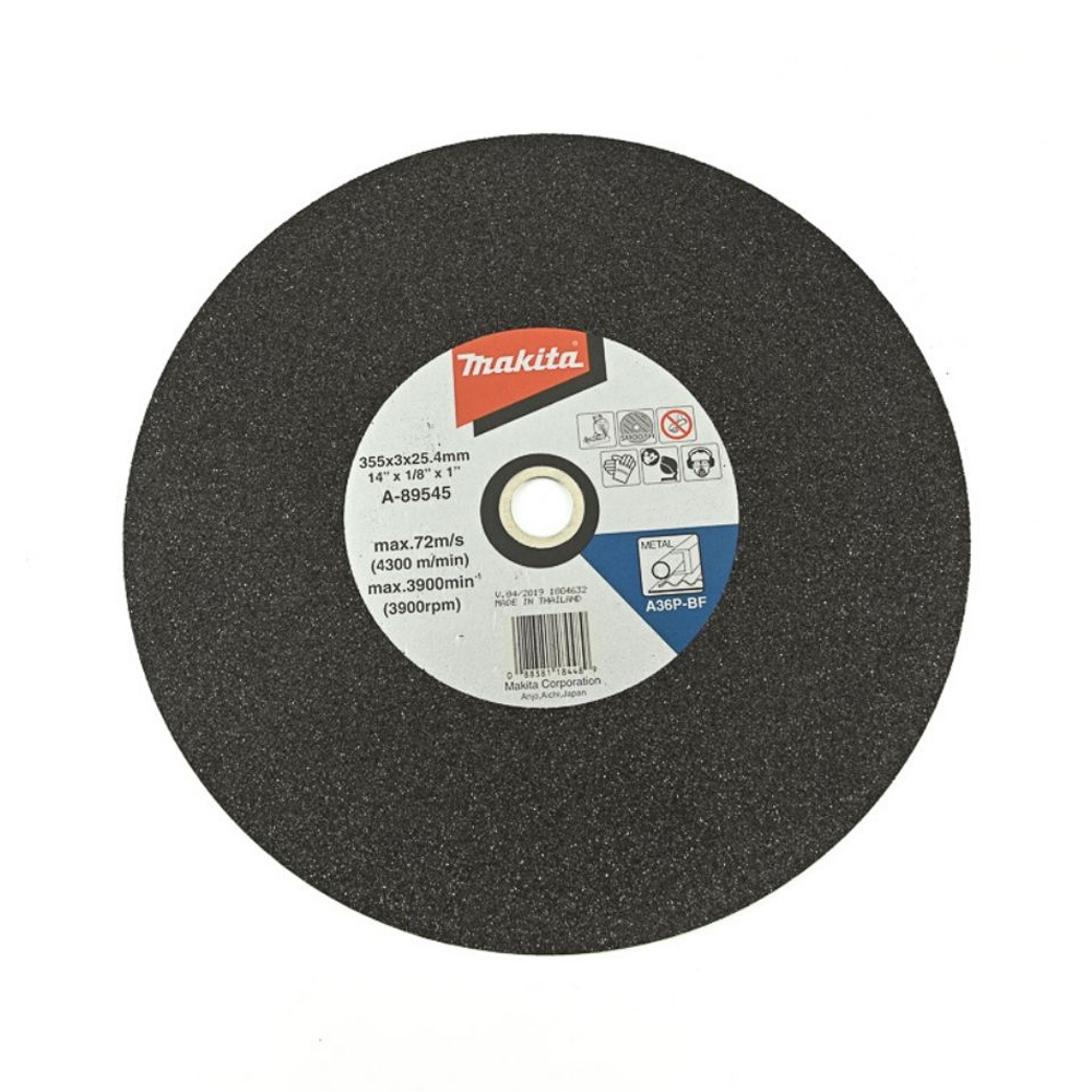 ĐÁ CẮT 355X3X25.4 (5CÁI/BỘ) MAKITA A-89545-5