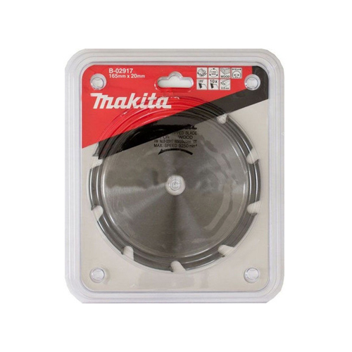 LƯỠI CƯA HỢP KIM 165MMX20MMX10T MAKITA B-02917 LƯỠI CƯA HỢP KIM 165MMX20MMX10T MAKITA B-02917