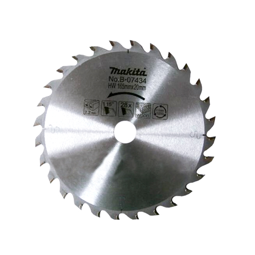 T.C.T LƯỠI CƯA HỢP KIM CHO GỖ 165MMX20MMX28T MAKITA B-56649