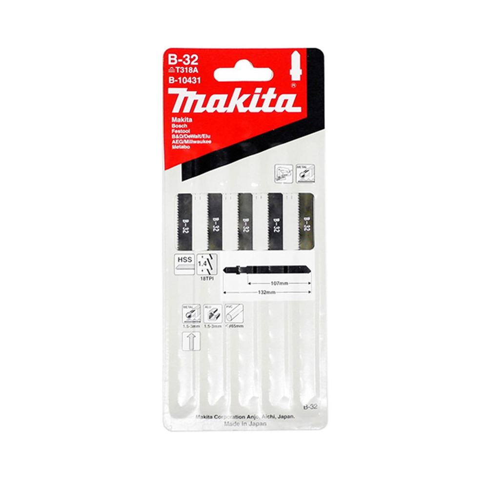 BỘ LƯỠI CƯA LỌNG B-32 MAKITA B-10431