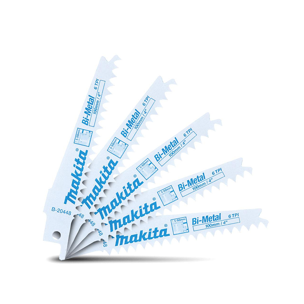 BỘ LƯỠI CƯA KIẾM 100MM/6TPI MAKITA B-20448