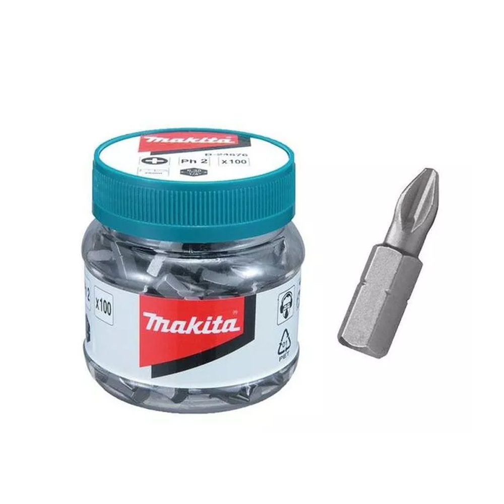 BỘ MŨI VẶN VÍT (100CÁI/BỘ),PH 2-25MM MAKITA B-24876