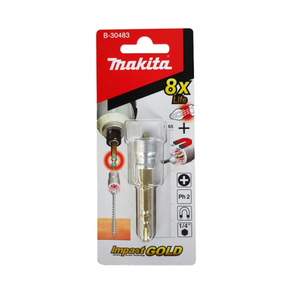 BỘ VÍT TORSION VÀ NAM CHÂM TĂNG LỰC HÚT MAKITA B-30483