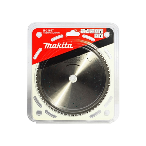 LƯỠI CƯA HỢP KIM 185X20X64T MAKITA B-31697 LƯỠI CƯA HỢP KIM 185X20X64T MAKITA B-31697