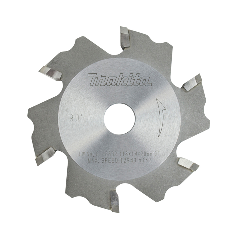 LƯỠI CƯA RÃNH TCT 118MM ( 90°)118X20MMX6T MAKITA B-48832