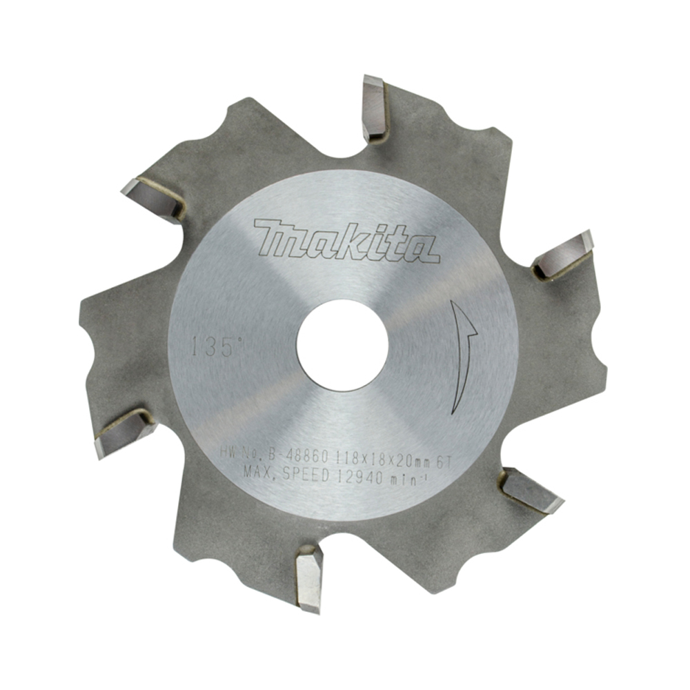 LƯỠI CƯA RÃNH TCT 118X20MMX6T 135° MAKITA B-48860