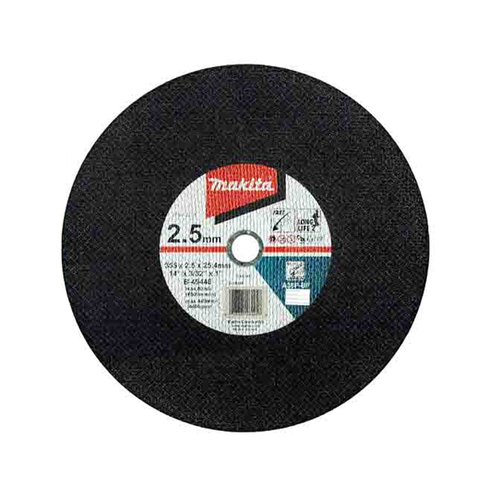 ĐÁ CẮT SẮT MỎNG TRIỆT TIÊU ĐỘ RUNG 2 LẦN355X2.5X25.4 MAKITA B-49448-5