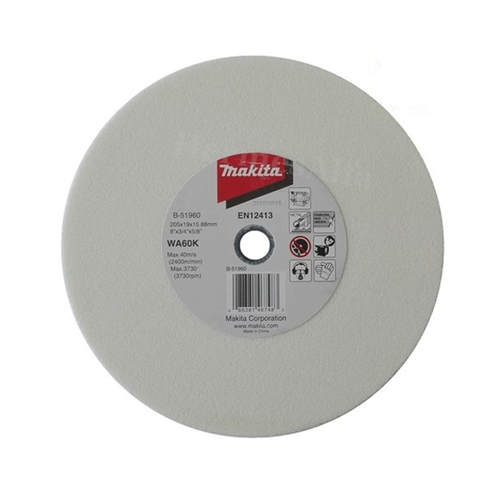 ĐÁ MÀI CHO MÁY MÀI 2 ĐÁ 205MM MAKITA B-51960