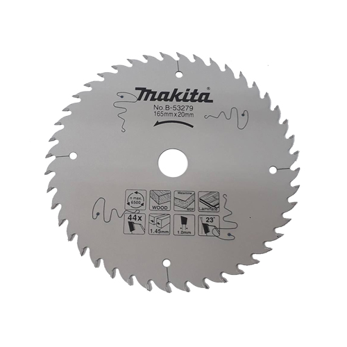 T.C.T LƯỠI CƯA HỢP KIM 165MMX20MMX55T MAKITA B-57059