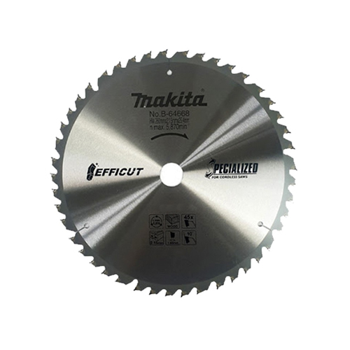 LƯỠI CƯA HỢP KIM EFFICUT 260MMX25.4MMX45 MAKITA B-64668
