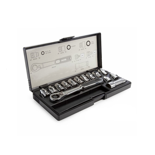 BỘ ĐẦU TUÝP VÀ CẦN SIẾT XUYÊN TÂM 14 CÁI MAKITA B-65595