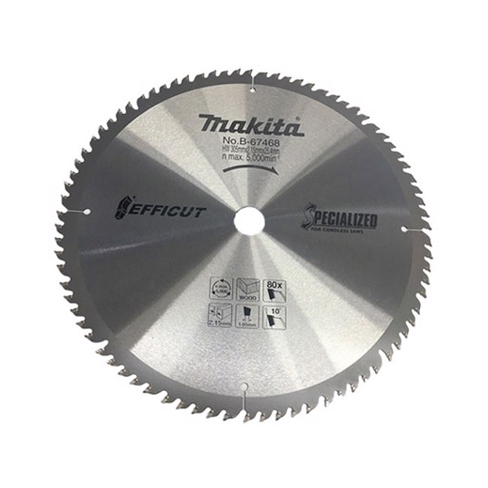 LƯỠI CẮT HỢP KIM 305X25.4X80T MAKITA B-67468 LƯỠI CẮT HỢP KIM 305X25.4X80T MAKITA B-67468