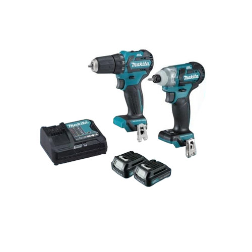 BỘ SẢN PHẨM(DF332D+TD111D+BL1016*2+DC10SB+THÙNG NHÔM)(12V MAX) MAKITA CLX210SX1