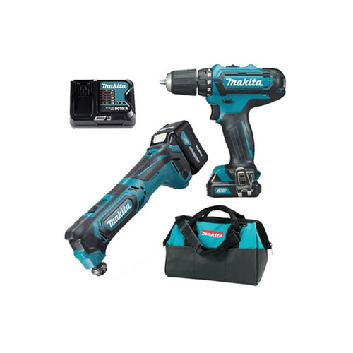 BỘ SẢN PHẨM(DF333D+TM30D+BL1016*2+DC10SB+BỘ PHỤ KIỆN MÁY ĐĂNG+TÚI XÁCH)(12V MAX) MAKITA CLX225SX1