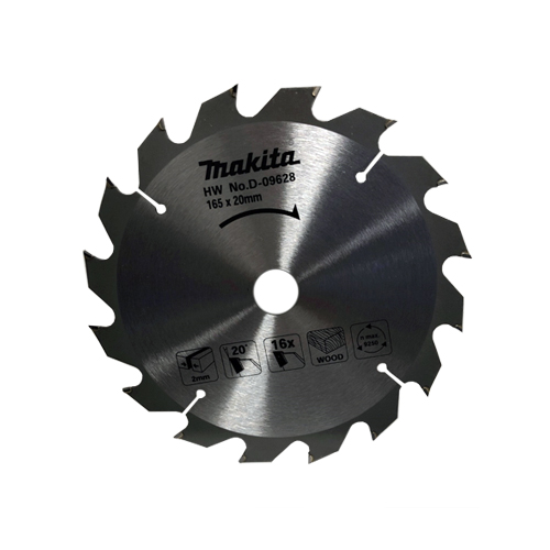 LƯỠI CƯA HỢP KIM 165MMX20MMX16T MAKITA D-09628 LƯỠI CƯA HỢP KIM 165MMX20MMX16T MAKITA D-09628
