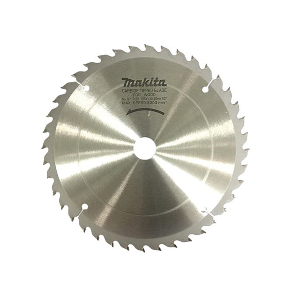 LƯỠI CƯA HỢP KIM 2PC/SET (2CÁI/BỘ)185MMX30MMX20/40T MAKITA D-21593