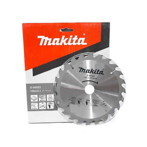LƯỠI CƯA HỢP KIM 185MMX25.4MMX24T MAKITA D-50522 LƯỠI CƯA HỢP KIM 185MMX25.4MMX24T MAKITA D-50522