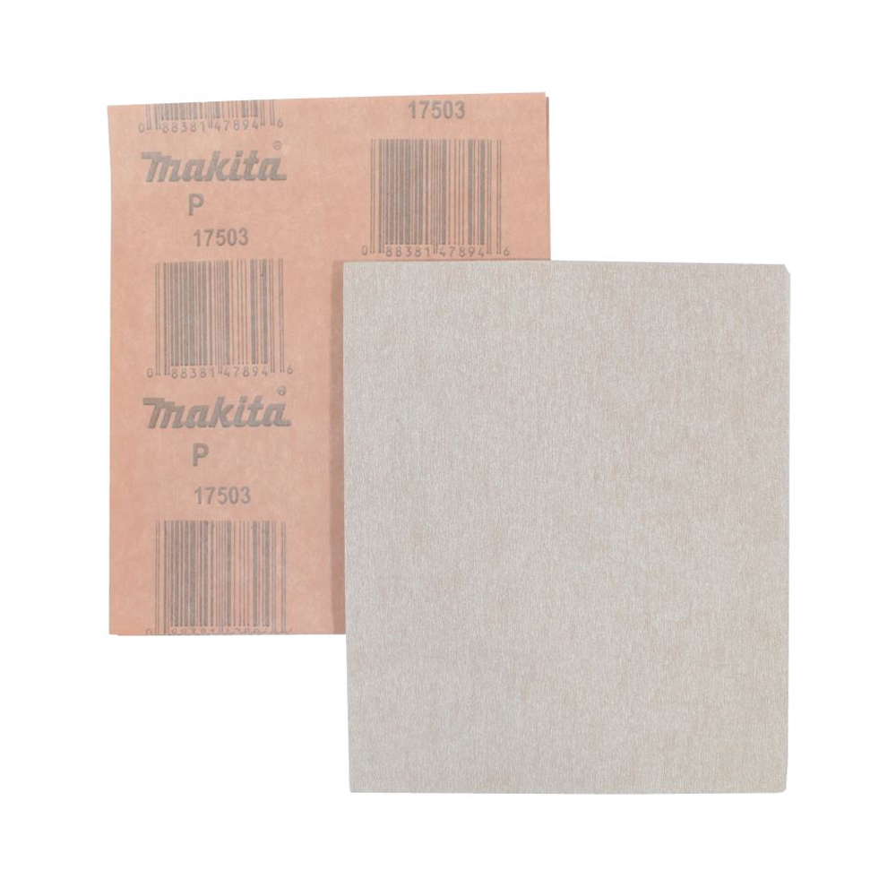 GIẤY CHÀ NHÁM CHO SƠN 230X280MM 10 CÁI/HỘP (CỠ HẠT 100) MAKITA D-66092