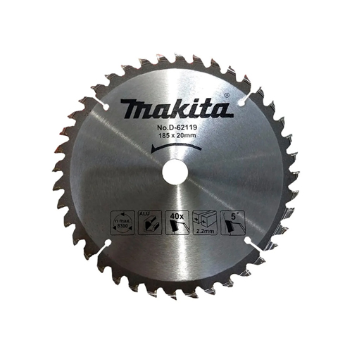 LƯỠI CƯA HỢP KIM DÙNG CHO NHÔM 185X20X40T MAKITA D-62119