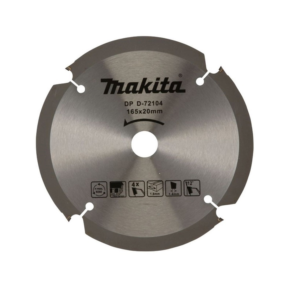 LƯỠI CƯA XI MĂNG SỢI 165X20X4T MAKITA D-72104 LƯỠI CƯA XI MĂNG SỢI 165X20X4T MAKITA D-72104