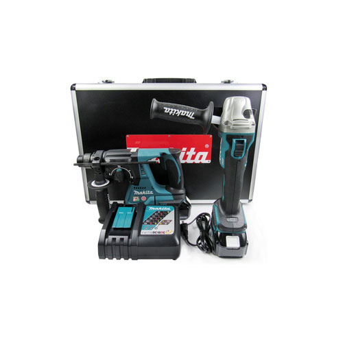 BỘ SẢN PHẨM(DHR242+DGA404Z)(18V) MAKITA DLX2161X