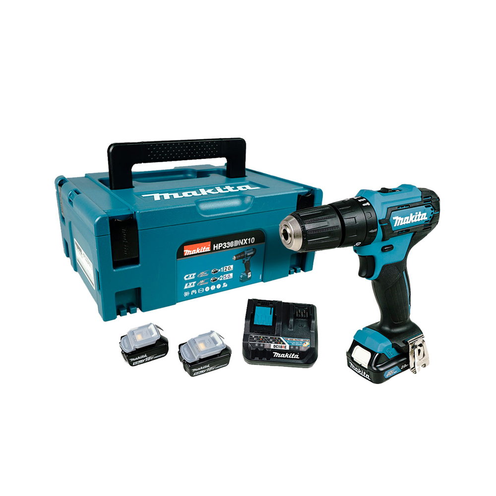 MÁY KHOAN BÚA VÀ VẶN VÍT DÙNG PIN(12V MAX) MAKITA HP333DNX10 MÁY KHOAN BÚA VÀ VẶN VÍT DÙNG PIN(12V MAX) MAKITA HP333DNX10