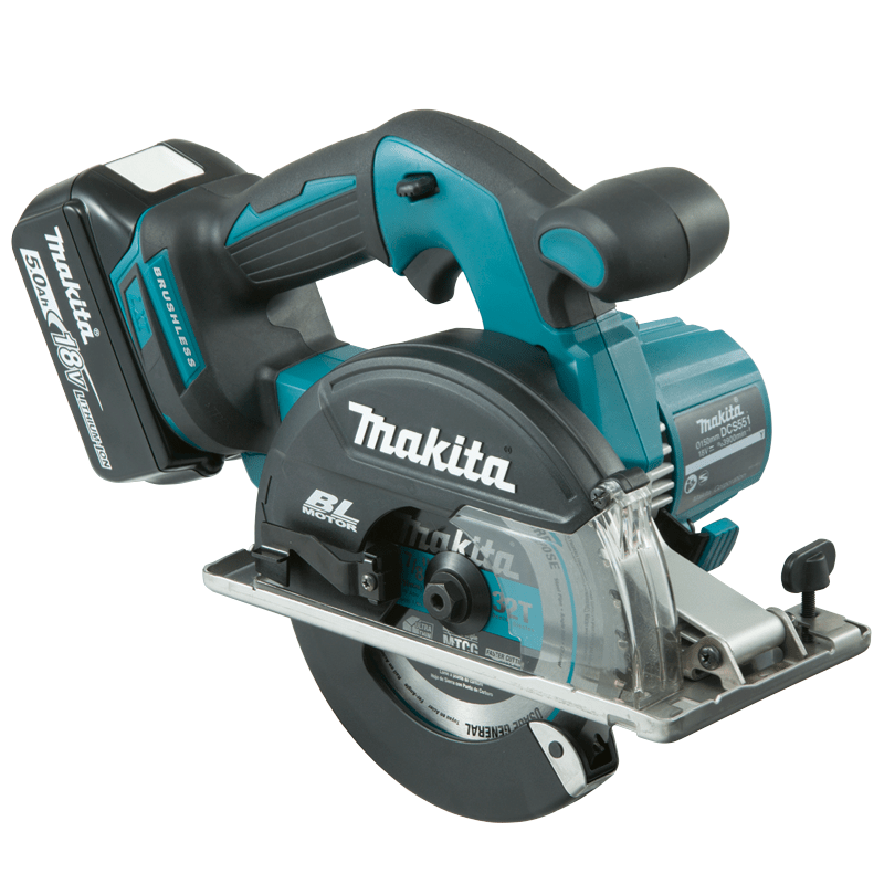 MÁY CẮT KIM LOẠI DÙNG PIN(150MM/BL)(18V) MAKITA DCS551RMJ