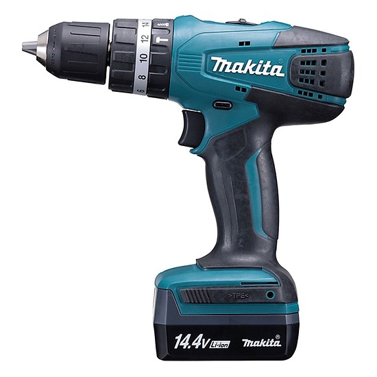 MÁY KHOAN BÚA, VẶN VÍT DÙNG PIN(BL1415G*2+DC18WA)(14.4V) MAKITA HP347DWE MÁY KHOAN BÚA, VẶN VÍT DÙNG PIN(BL1415G*2+DC18WA)(14.4V) MAKITA HP347DWE