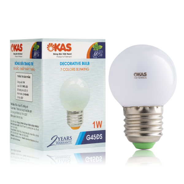 Bóng đèn trang trí đa sắc đổi màu G45DS