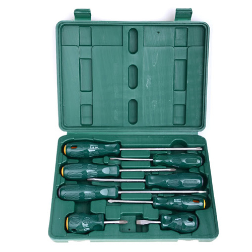 Bộ tuốt nơ vít 8 chi tiết, có từ
Vít bake: #1 x 75, #2 x 38, #2 x 100, #2 x 150mm
Vít dep: 5 x 75, 6 x 38, 6 x 100, 6 x 150mm SATA 9306