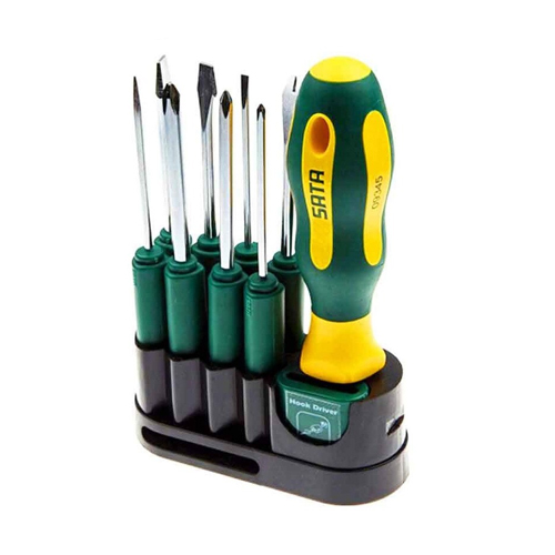 Bộ tuốc nơ vít 10 chi tiết
Chất liệu: thép crom, có từ SATA 9345