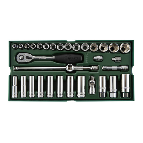 Bộ khay đầu tuýp 33 chi tiết 3/8″ SATA 9902