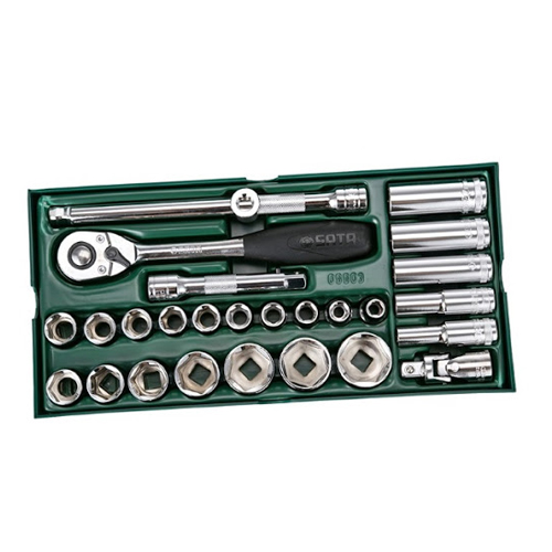 Bộ khay đầu tuýp 27 chi tiết 1/2″ SATA 9903