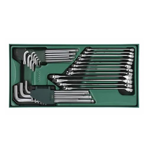 Bộ khay cờ lê vòng miệng – bộ lục giác 30 chi tiết SATA 9906