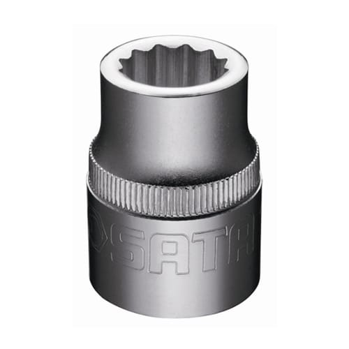 Đầu tuýp 12 cạnh 3/4in – 19mm, thép crom SATA 16602