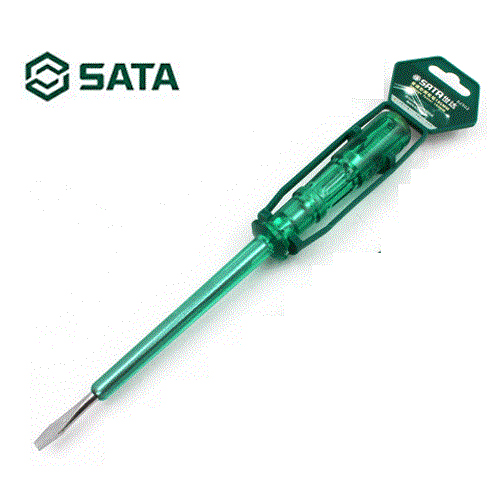 Bút thử điện 190mm
Mũi vít bằng thép crom
AC Voltage: 100-500 (V), đạt chuẩn CE SATA 62502