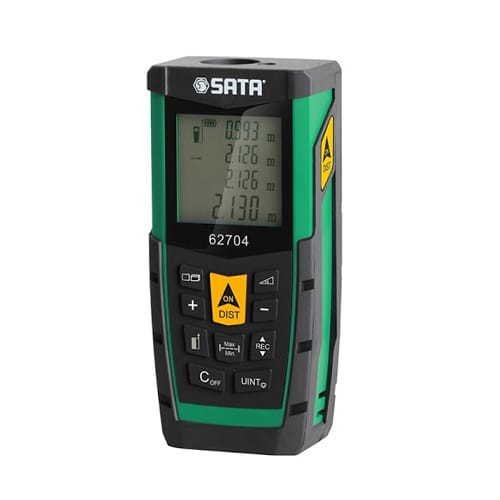 Máy đo khoảng cách laser SATA 60m Phạm vi đo: 0.2 – 60m; Độ chính xác: +/- 1.5 mm SATA 62704
