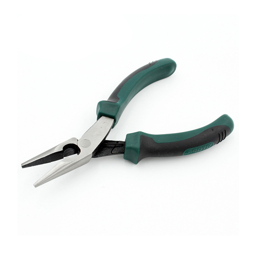 Kềm điện cách điện nhỏ mũi nhọn 5.5in/135mm
Chất liệu: thép crom-niken SATA 70612A