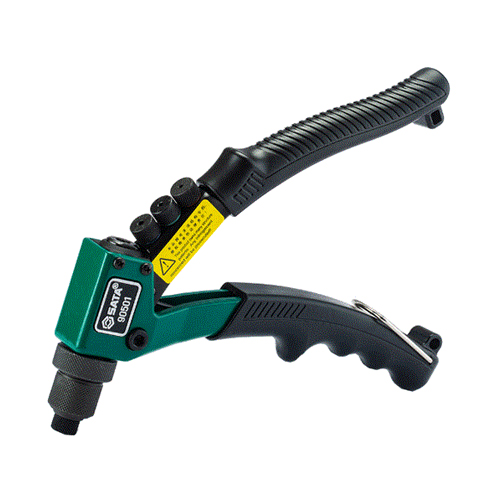 Kềm bấm riveter trợ lực 8in/200mm
Cỡ đinh: 2.4mm (3/32”), 3.2mm (1/8″), 4.0mm (5/32″), 4.8mm (3/16″) SATA 90501