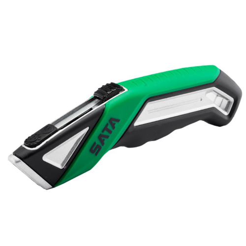 Dao trổ rọc cáp đa năng
Thân hợp kim + cao su mềm
Lưỡi dao: thép SK2 không gỉ, (có thể gấp lại được) SATA 93486