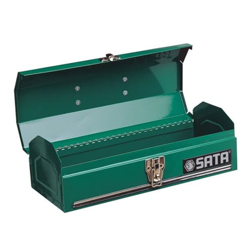 Thùng đồ nghề sắt 14in
Quy cách: 360 x 150 x 115mm
Chất liệu: thép mạ kẽm dày 0.8mm, sơn tĩnh điện chống gỉ SATA 95101