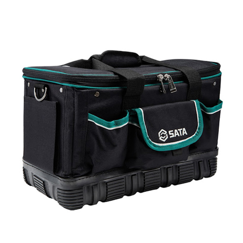 Túi chứa công cụ đa năng cao cấp 20in Chất liệu: vải polyester, chống thấm, chịu tải lớn Kích thước: 420 x 250 x 300mm SATA 95186