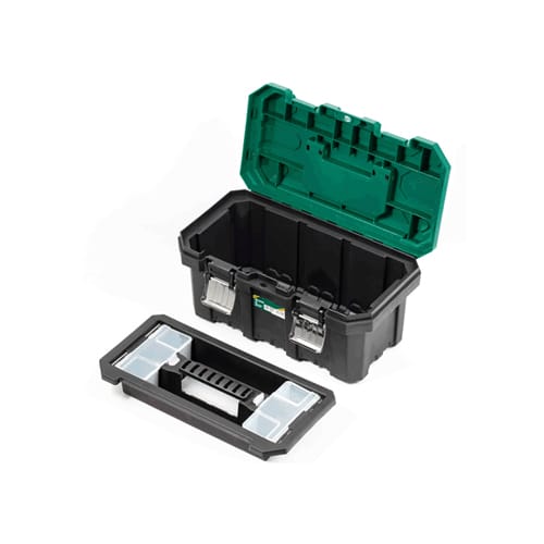 Thùng đồ nghề nhựa 15in
Quy cách: 385 x 202 x 140mm
Chất liệu: nhựa ABS cứng, chống va đập SATA 5311