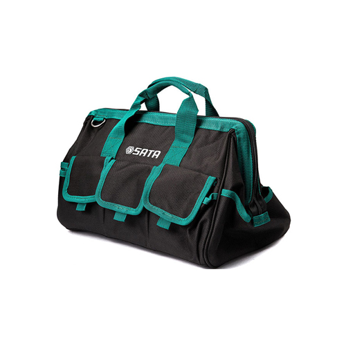 Túi đựng đồ nghề cao cấp 14in
Chất liệu: vải polyester, chống thấm, chịu tải lớn Kích thước: 360 x 300 x 230mm SATA 95183